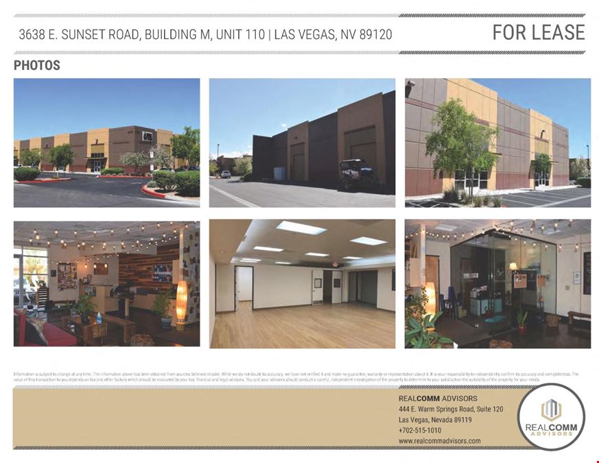 3638 East Sunset Road, Las Vegas, NV 89120